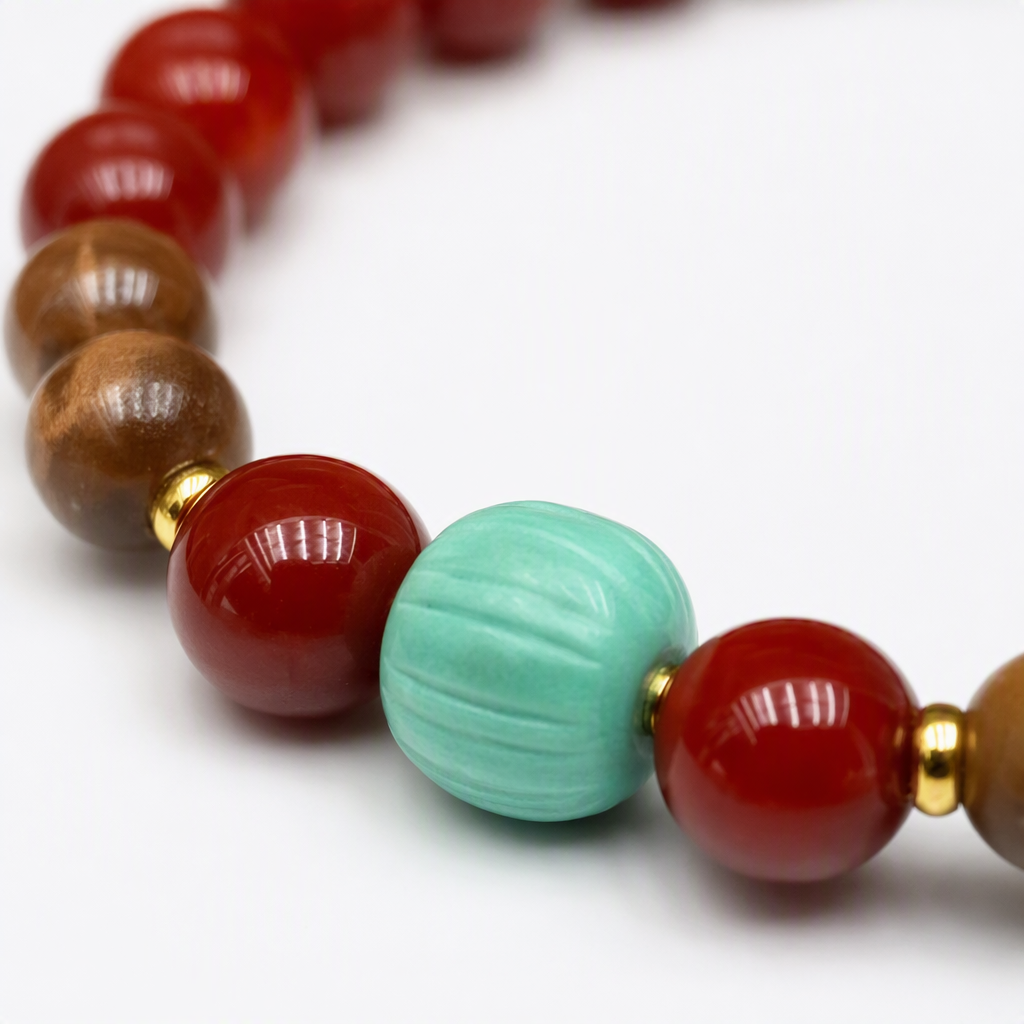 South red hand string moda vintage red bead string pulsera simple 100 accesorios mujer pulsera tendencia accesorios Application Scenario