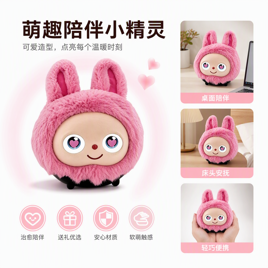 Creativo peluche bluetooth speaker modelo rosa Item Picture