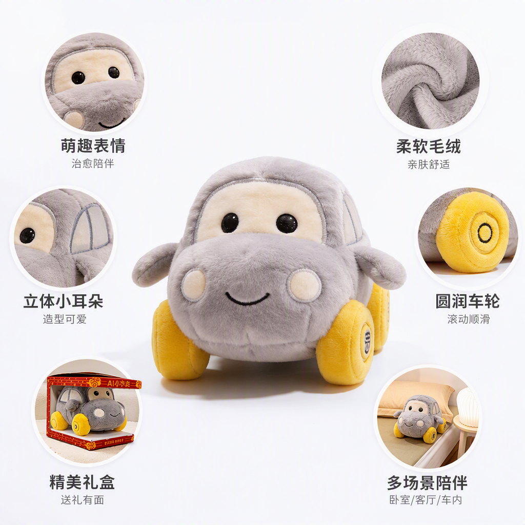 AI inteligente acompañante juguete peluche AI juguete del coche AI chip