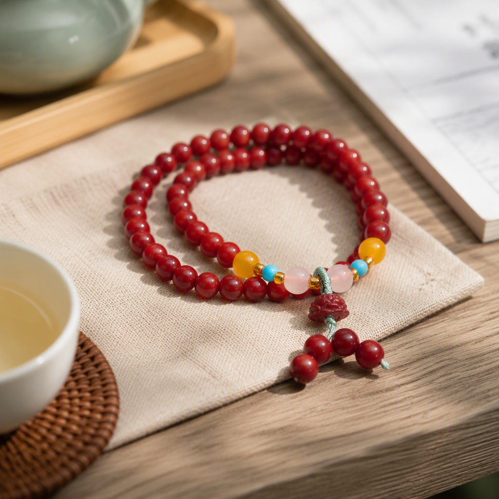 Moda red beads string pulsera simple vintage handwear pareja handwoven pulsera tendencia accesorios details Picture