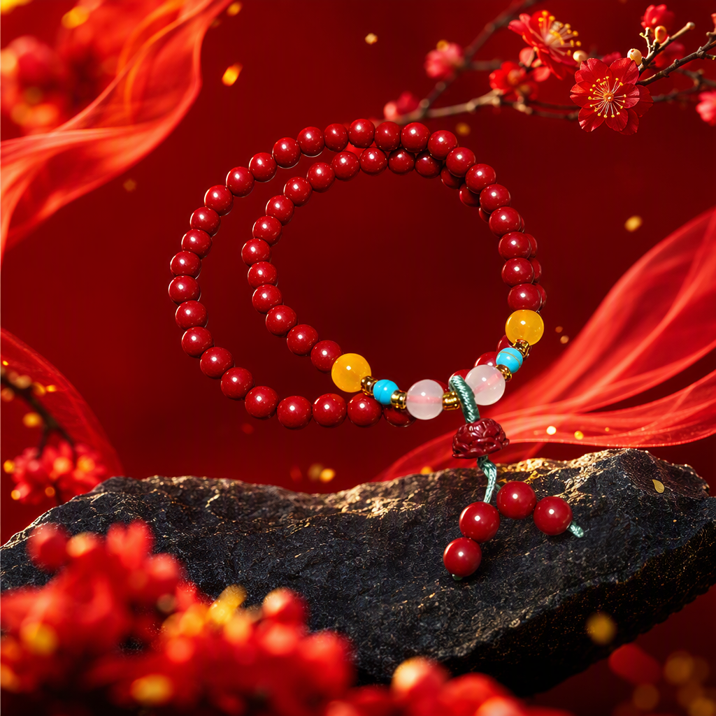 Moda red beads string pulsera simple vintage handwear pareja handwoven pulsera tendencia accesorios Specification image
