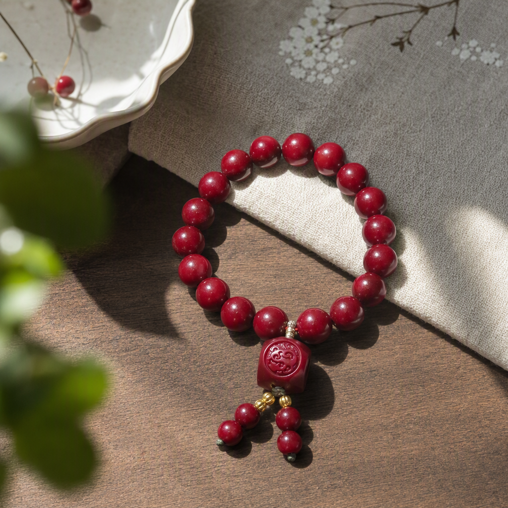 Moda red bead string pulsera mujeres simple 100 accesorios handmade tejido tendencia estudiante pareja estilo regalo details Picture