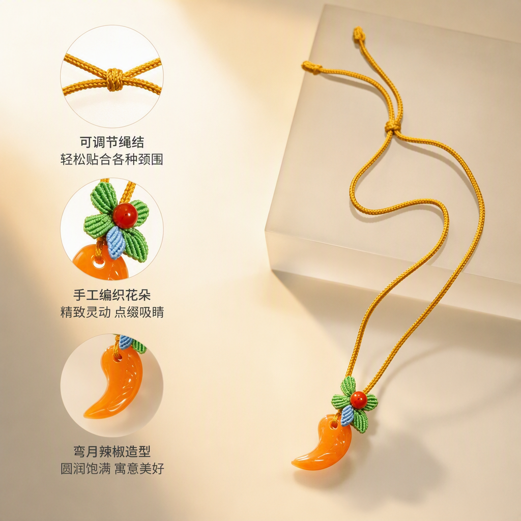 项链吊坠/项链女短款民族风/吊坠/长项链民族风/沙金吊坠产品图
