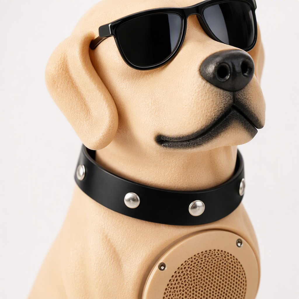 Creativo bluetooth audio beige gafas de sol perro forma bluetooth speaker 152849560 Application Scenario