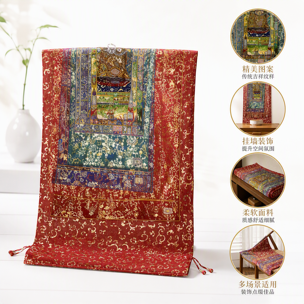 High-end silk fabric bags, hand-held packaging fabric, handcrafted storage bags, gift bags, multi-functional fabric bags details Picture