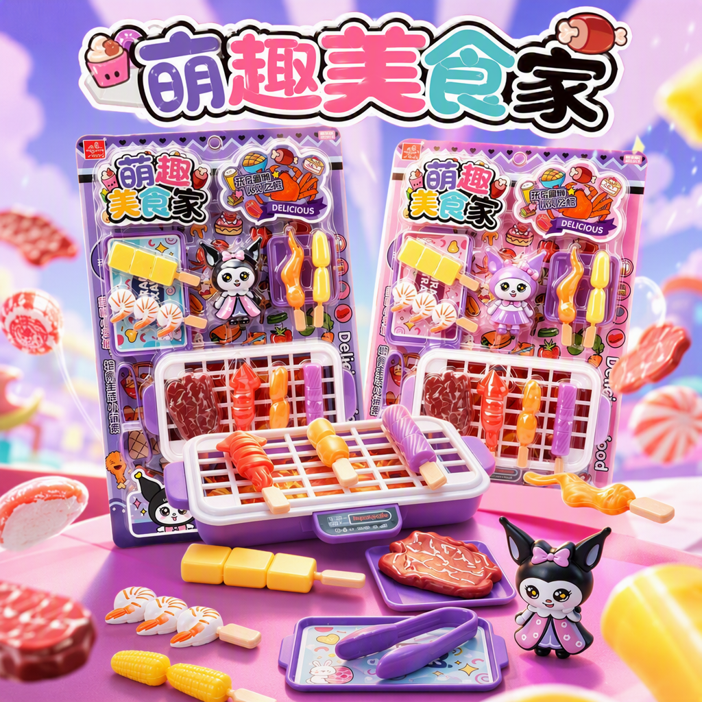 紫色烤盘玩具+细节图