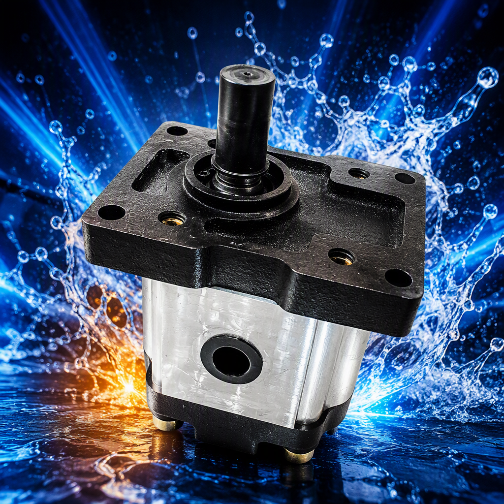 The high-end black pump body is durable and stable, suitable for multiple devices. High-quality industrial-grade accessories. Agricultural machinery hydraulic pump left-handed CBT-F312 Specification image