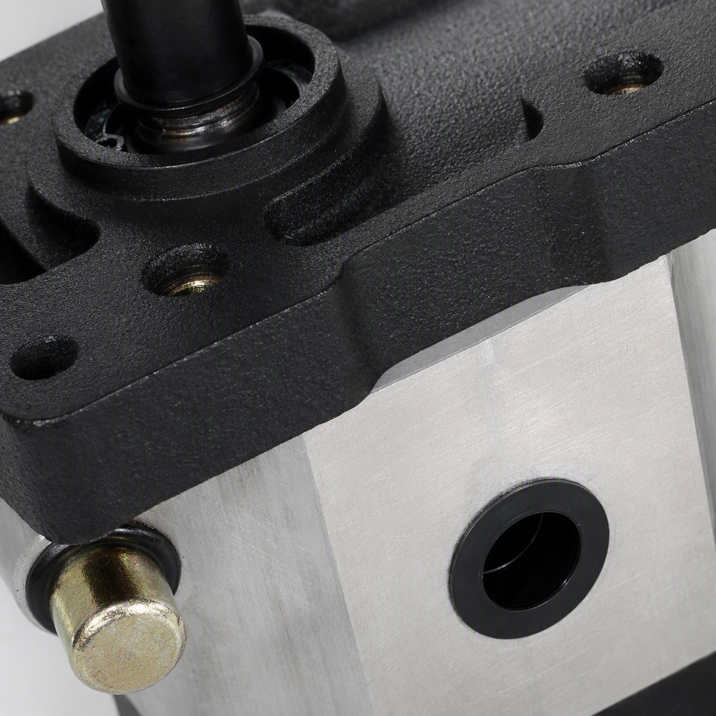 The high-end black pump body is durable and stable, suitable for multiple devices. High-quality industrial-grade accessories. Agricultural machinery hydraulic pump left-handed CBT-F312 Application Scenario