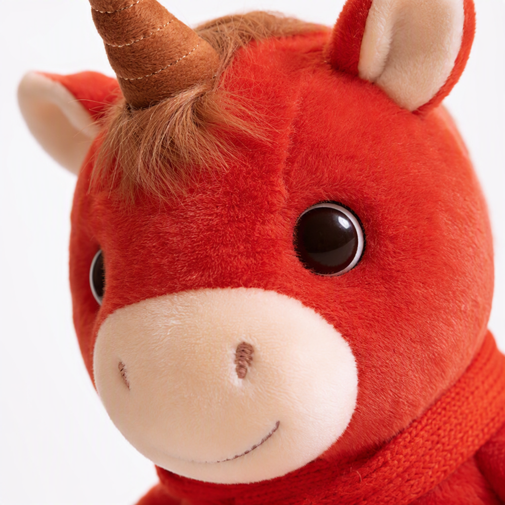 AI inteligente acompañante juguete rojo peluche AI llama roja caballo Application Scenario