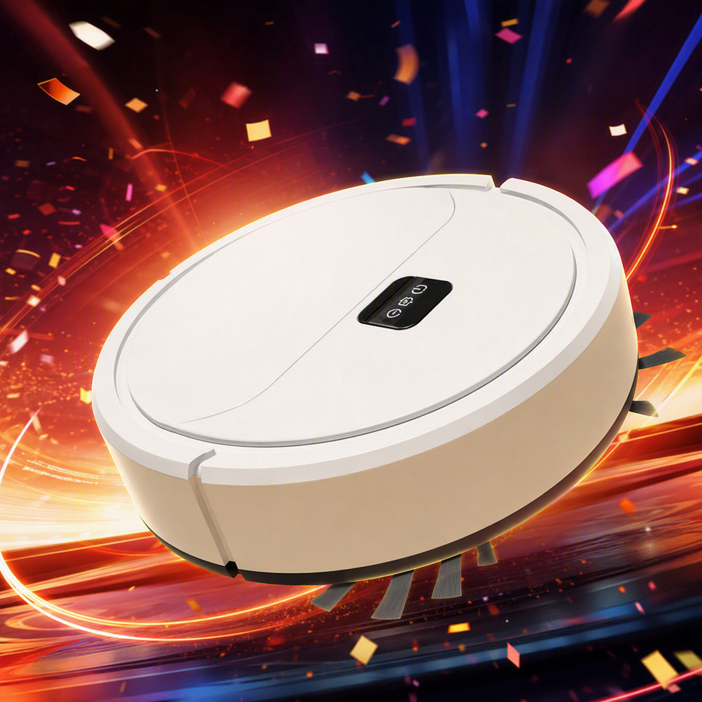 Intelligent vacuum and sweeping robot, a fully automatic, silent, charging floor cleaning wonder and household helper details Picture