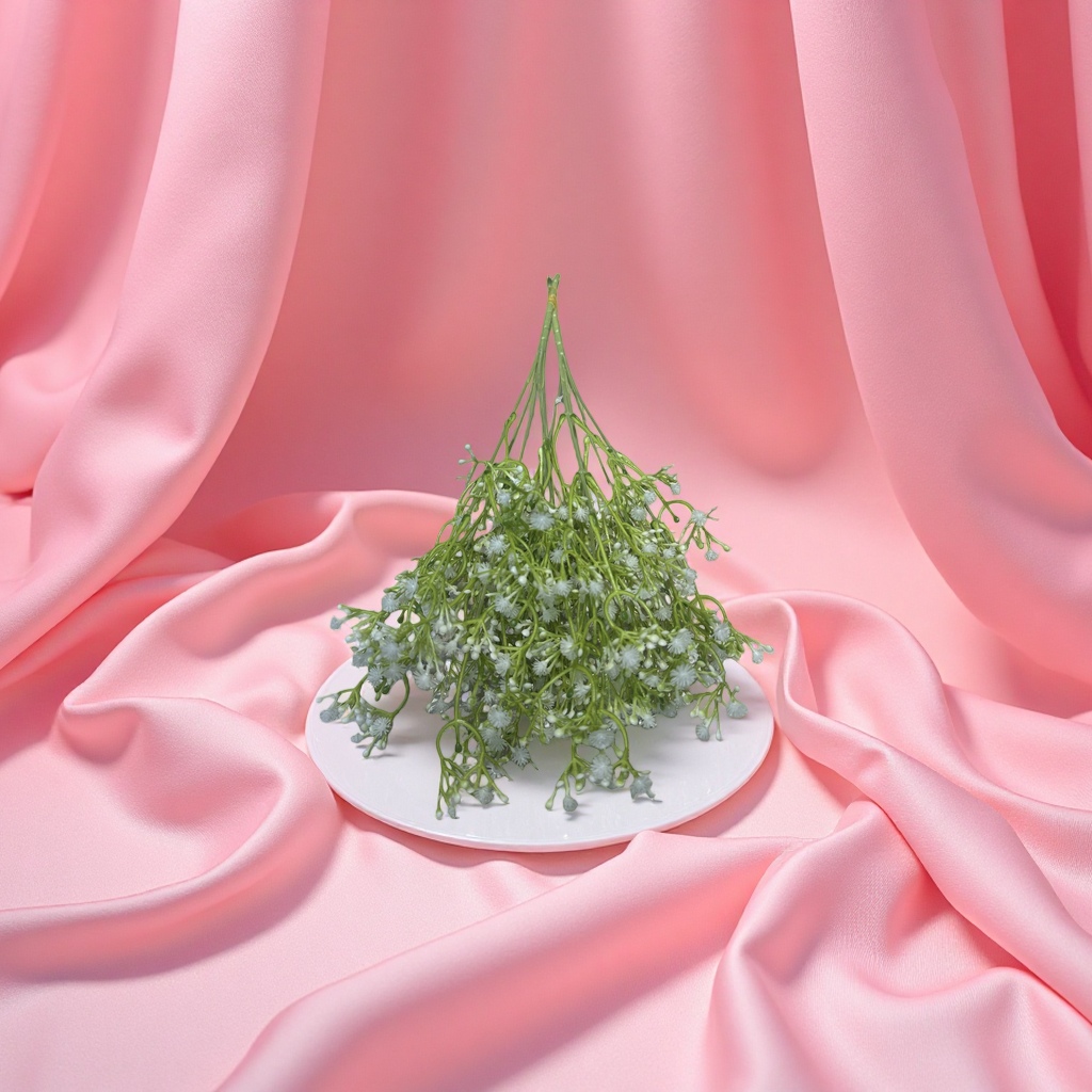 清新白色小花束手捧插花婚礼婚庆布置装饰花艺礼品赠品仿真花仿真花