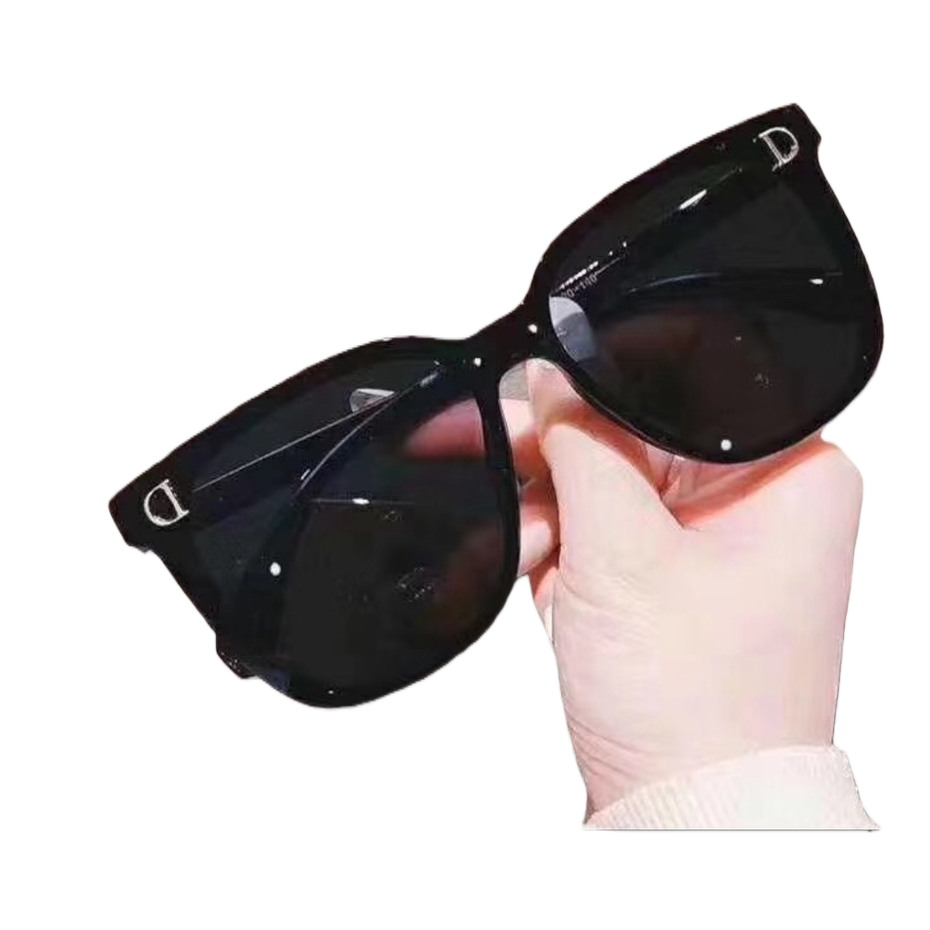 Fashionable polarized sunglasses for men, UV protection sunglasses, trendy driving sunglasses, black style, suitable for both men and women Item Picture