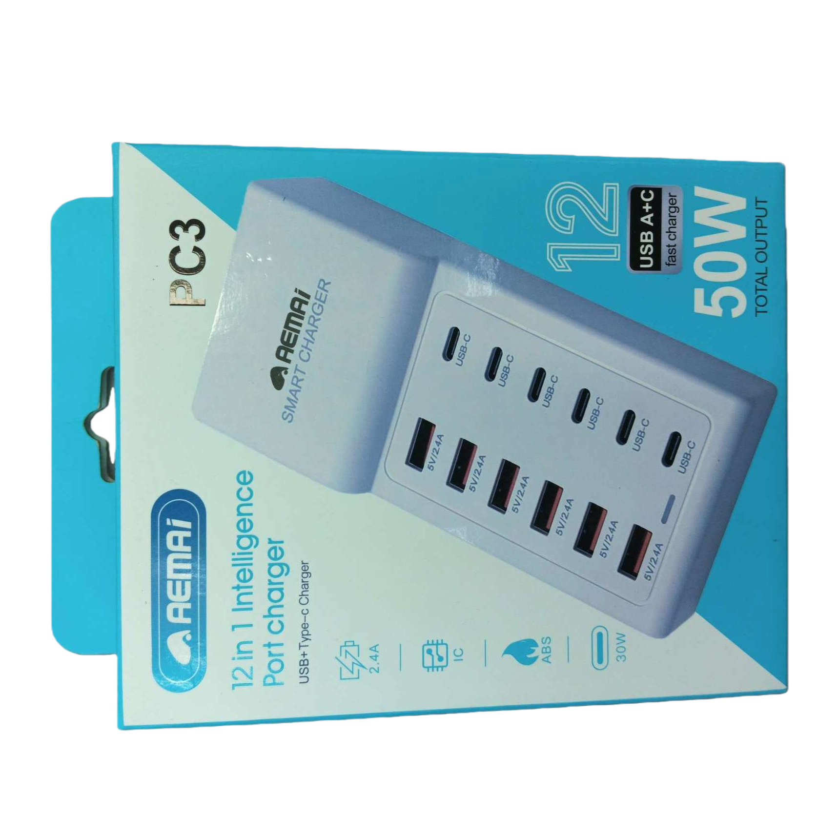 Multi-functional white fast charging charger, portable mobile phone and tablet universal charging head, compatible with fast charging technology Application Scenario