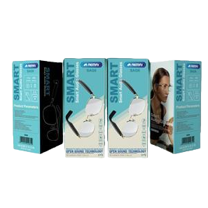 The multi-functional smart glasses are portable, suitable for listening to music and answering calls, and are easy to wear Item Picture