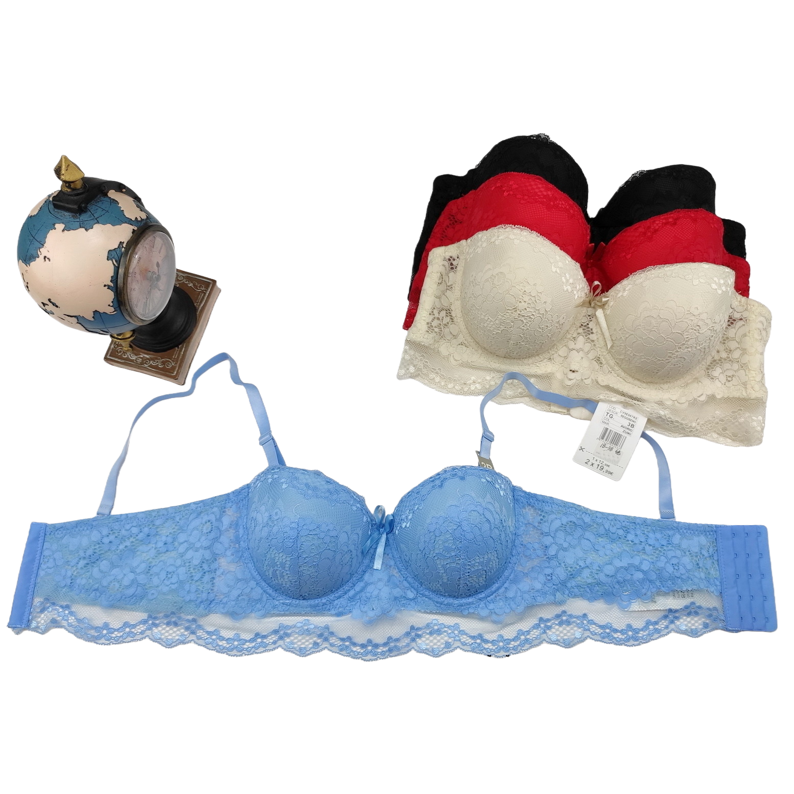 ملابس أنيقة، سيدة سحاقية زرقاء، ملابس داخلية مثيرة، مريحة، حمالة أزياء Item Picture
