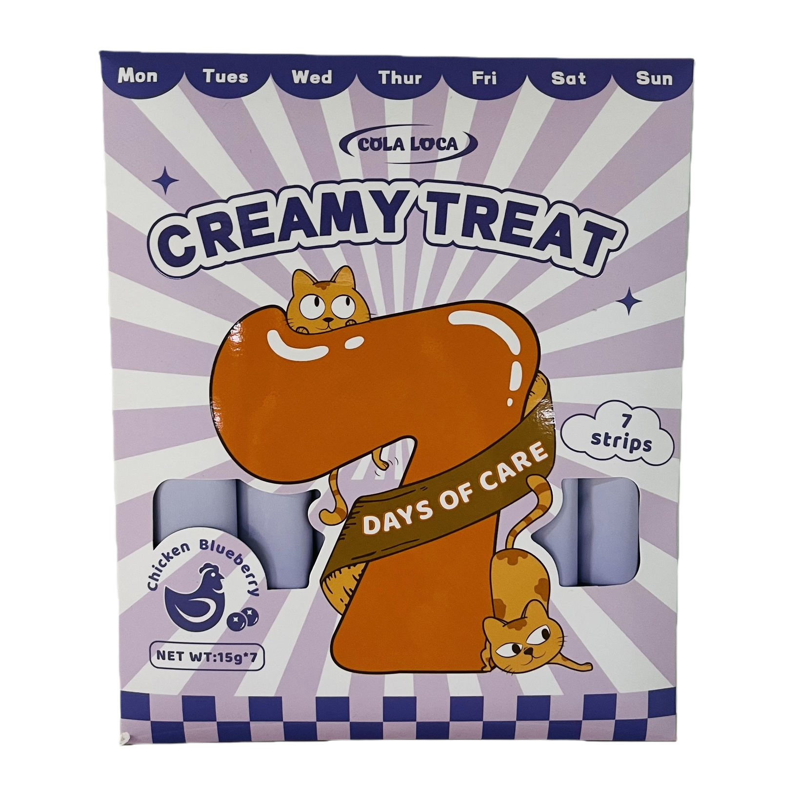 Pet wet food, cat strips, chicken, blueberry and smooth recipe Item Picture
