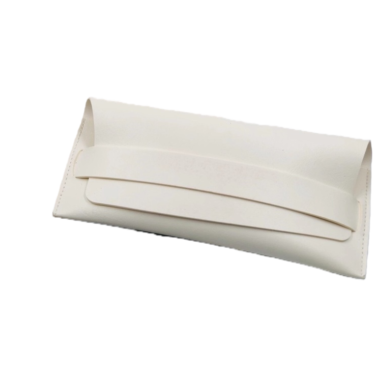 A simple, fashionable and portable storage box for off-white leather glasses, a desk lamp background paper decoration Item Picture