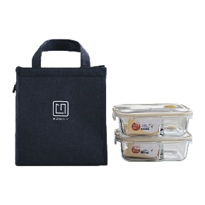 [CL] 26Q2#354 bolsa de aislamiento azul oscuro caja de almuerzo de vidrio bolsa de picnic bolsa de refrigeración portátil caja de aislamiento bolsa de papel de aluminio bolsa crossbangle suministros de viaje al aire libre Application Scenario