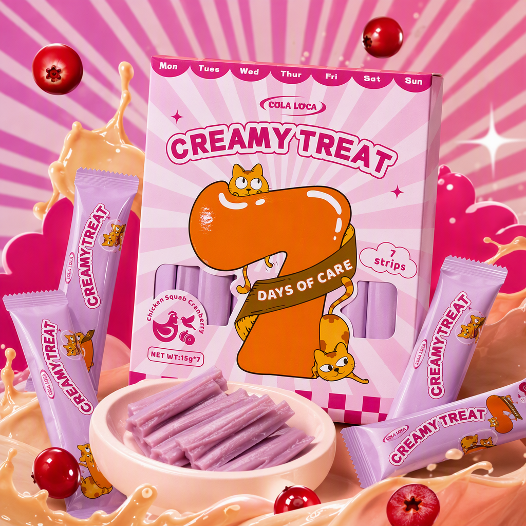 Pet wet food, cat strips, cranberry care formula Specification image