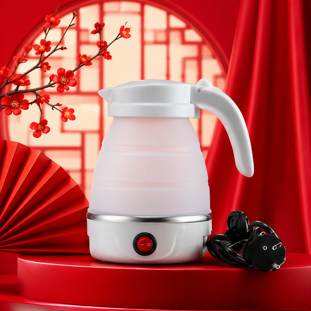 This multi-functional smart electric kettle is suitable for household kitchens. It can quickly boil water, keep warm, save electricity, has a large capacity and a simple design details Picture