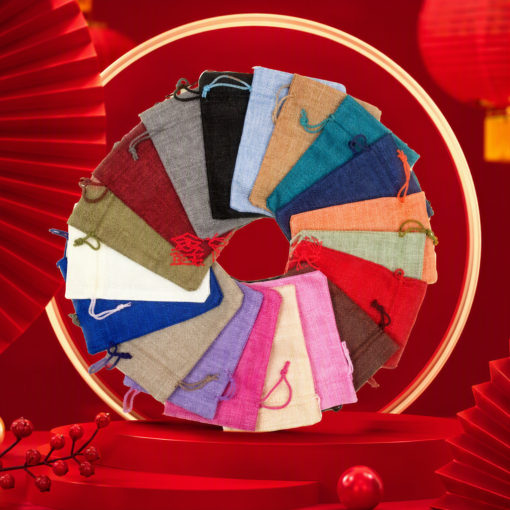 Durable polyester fabric bag hand-held packaging, eco-friendly storage bag, multi-functional fabric packaging bag