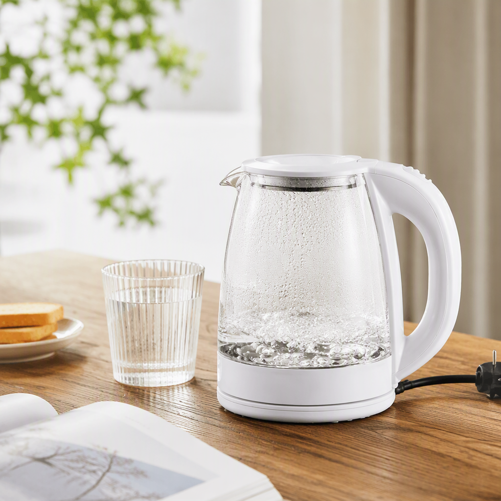 Stainless steel large-capacity electric kettle, a must-have for household quick water boiling with multi-stage adjustment and intelligent temperature control Specification image