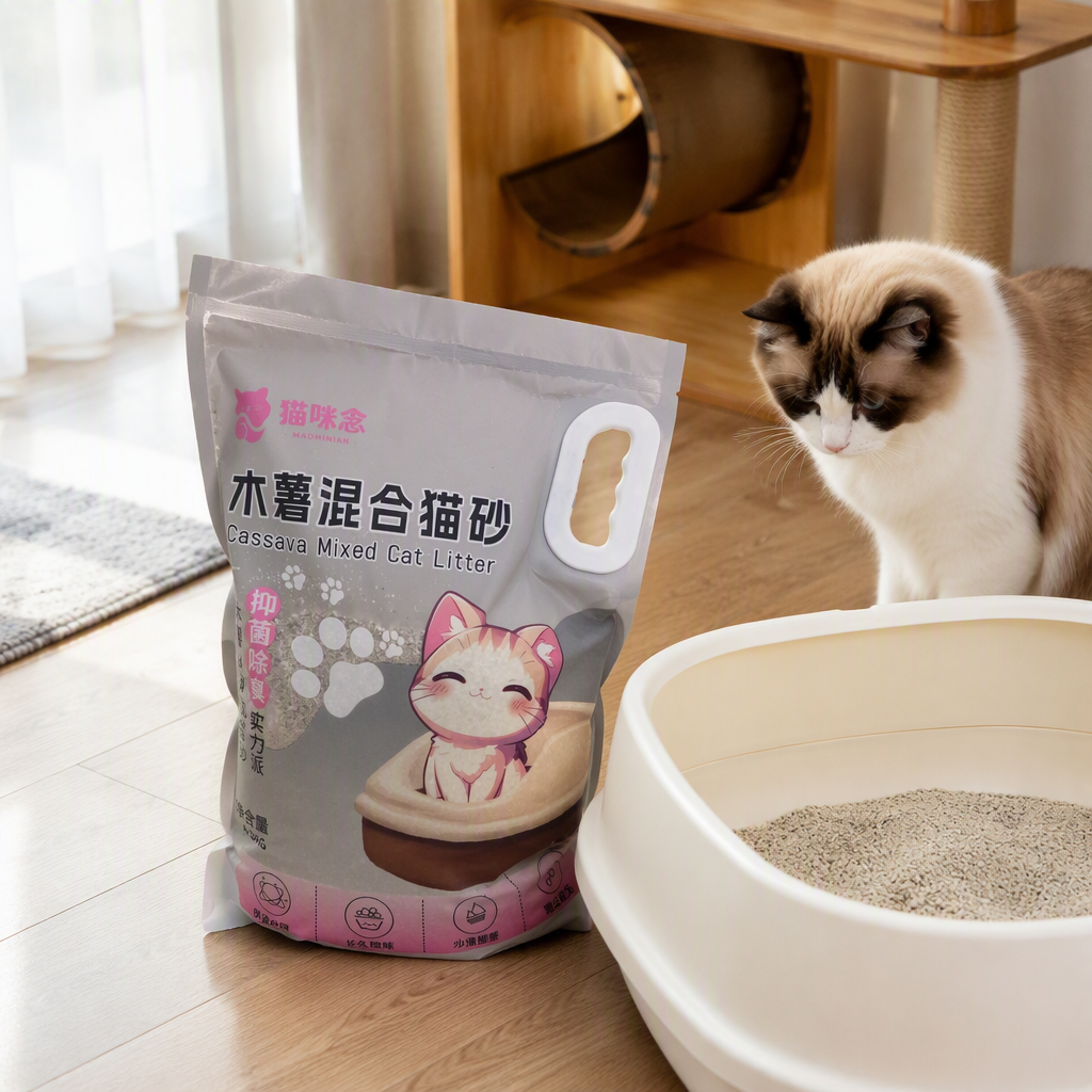 Pet cat litter desert foot feel dust formula details Picture