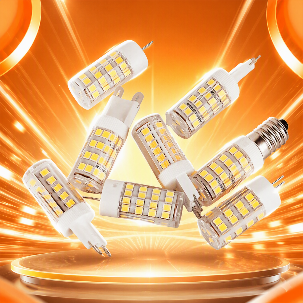 A combination of multiple energy-saving LED bulbs for home use, featuring ultra-bright warm white and white energy-saving and power-saving multi-functional lighting bulbs Specification image