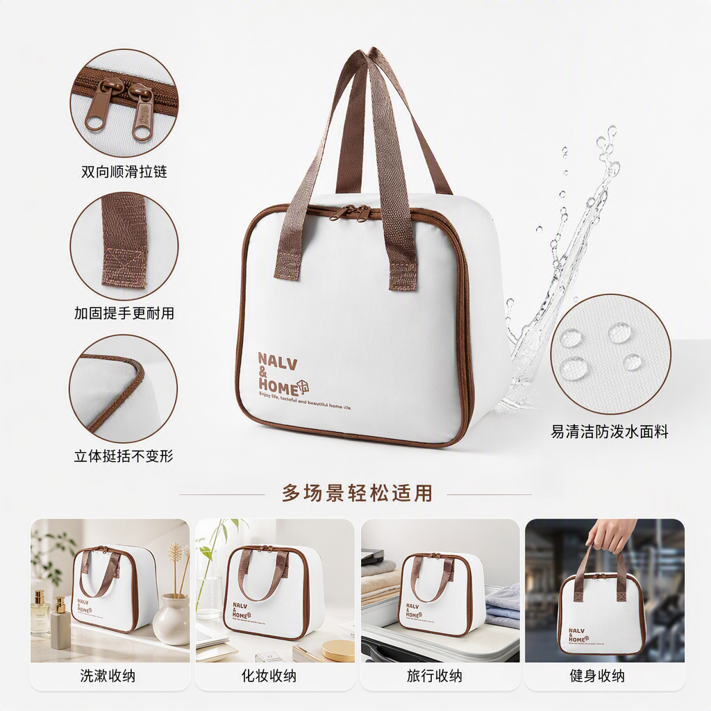 【CL】26Q2#351-1 Multi-functional large suitcase, clothing and toiletries storage bag, portable organizing bag, travel storage bag
