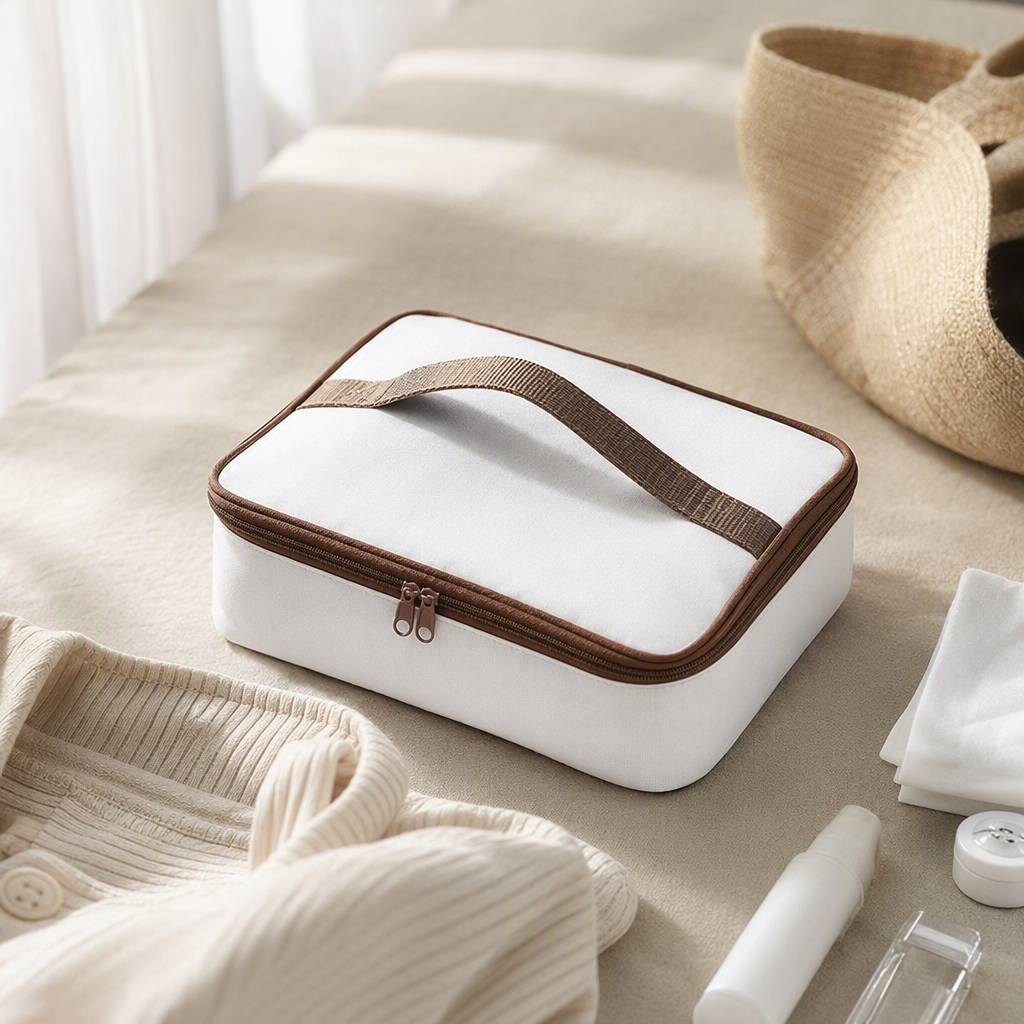 【CL】26Q2#357 Hand-held plate insulated bag, multi-functional large-capacity suitcase, clothing organization and storage bag, portable toiletries storage bag, essential for travel details Picture