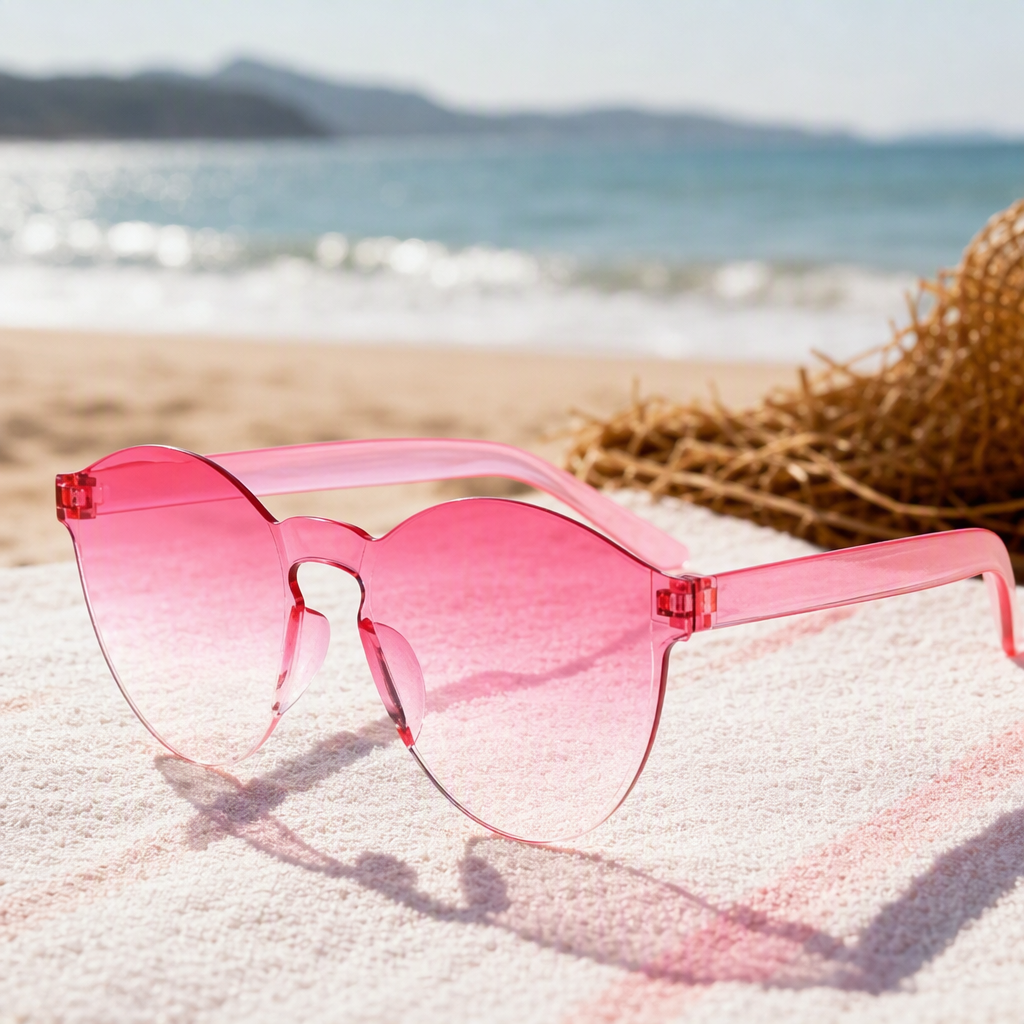 Tendencia de moda rosa gradiente gafas de sol polarizadas protección uv unisex gafas de sol details Picture
