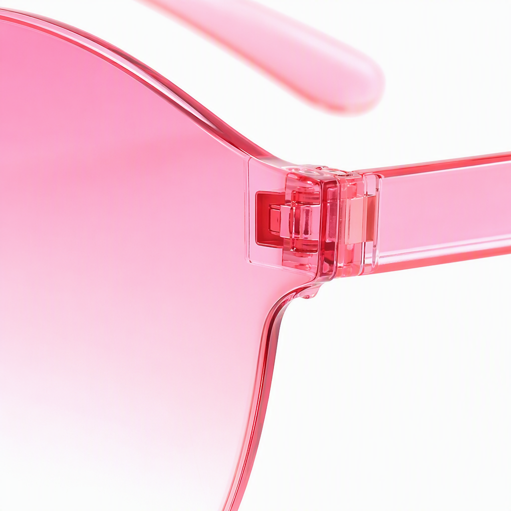 Tendencia de moda rosa gradiente gafas de sol polarizadas protección uv unisex gafas de sol Application Scenario