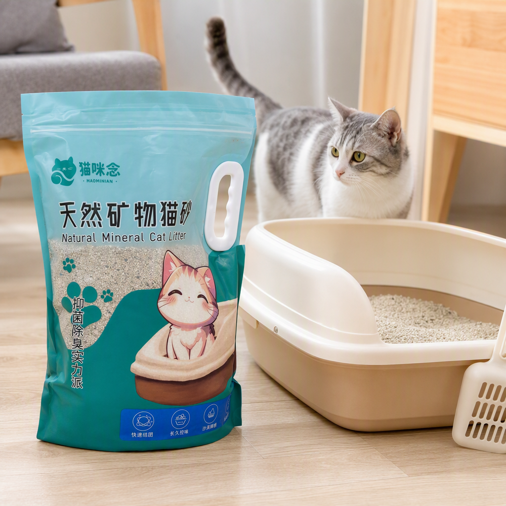 Natural mineral fresh experience with pet cat litter details Picture