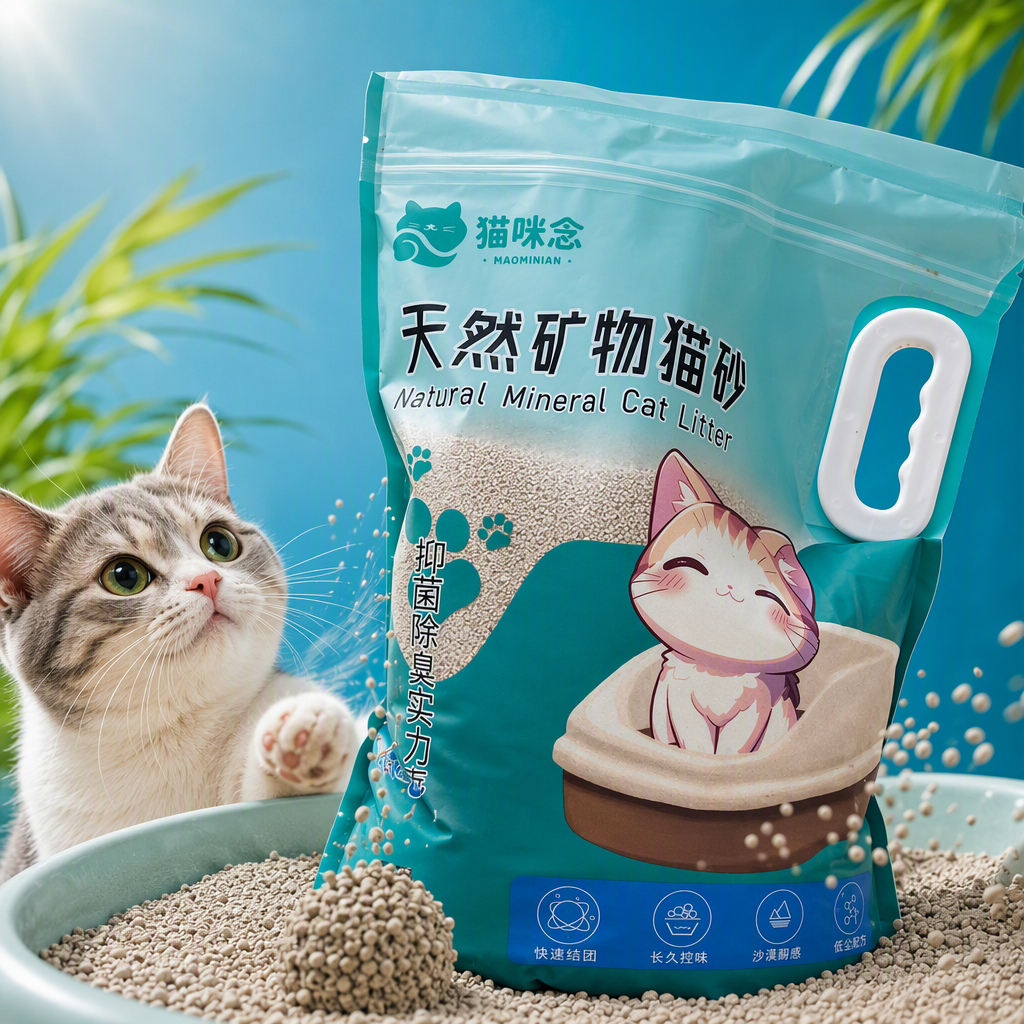 Natural mineral fresh experience with pet cat litter Specification image