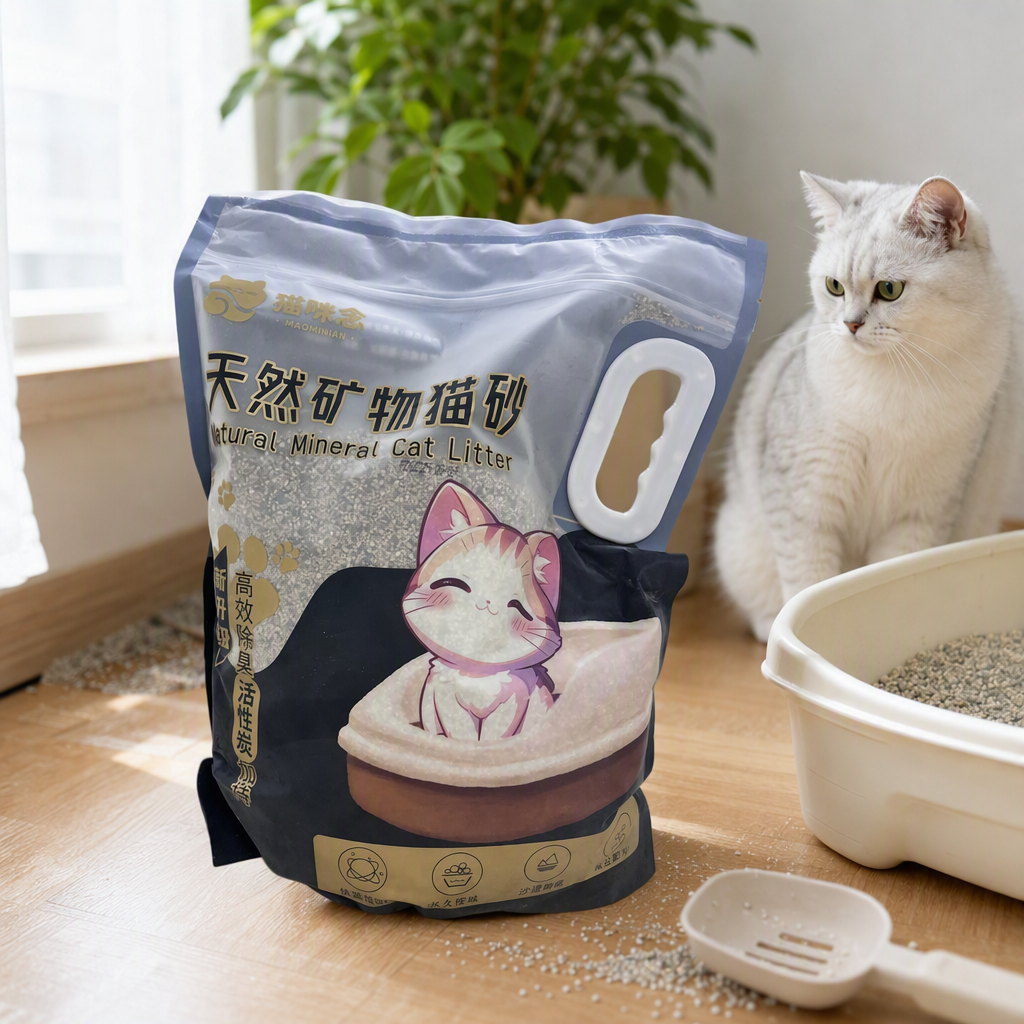 Pet cat litter effectively removes odors and provides greater peace of mind details Picture