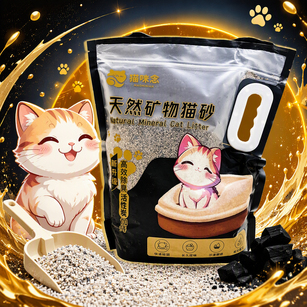 Pet cat litter effectively removes odors and provides greater peace of mind Specification image