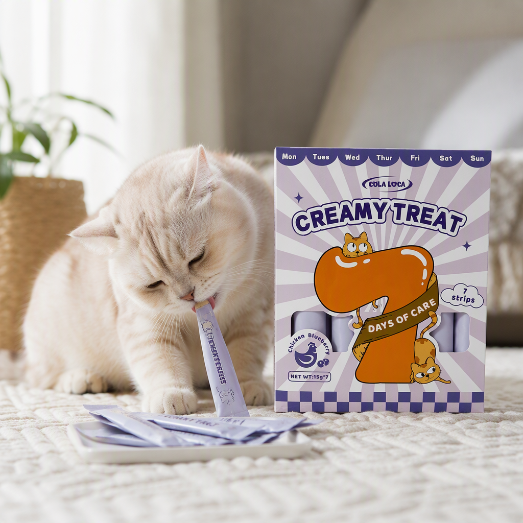 Pet wet food, cat strips, chicken, blueberry and smooth recipe details Picture