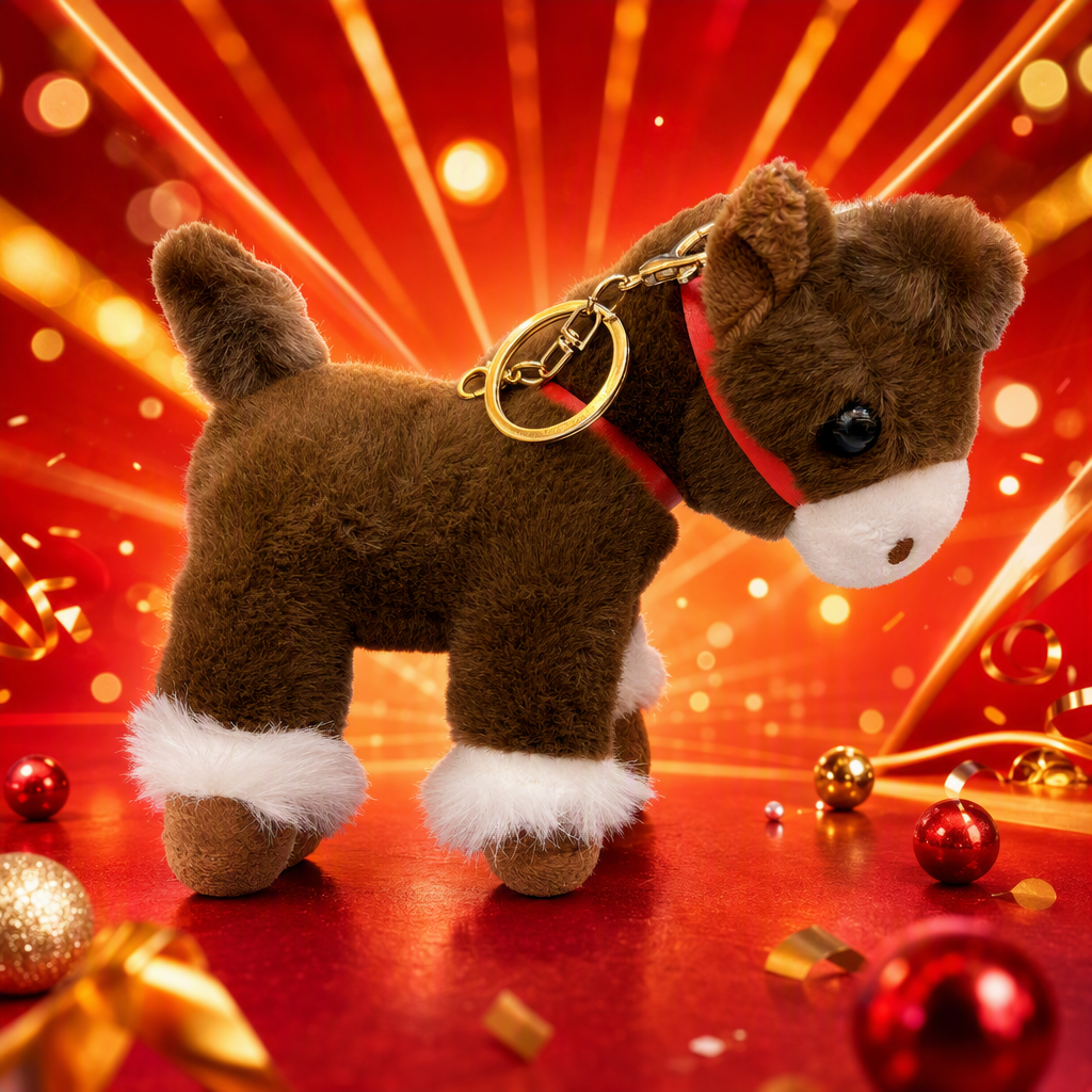 Brown pony dolls colgante llavero decoraciones ideas para colgar Specification image