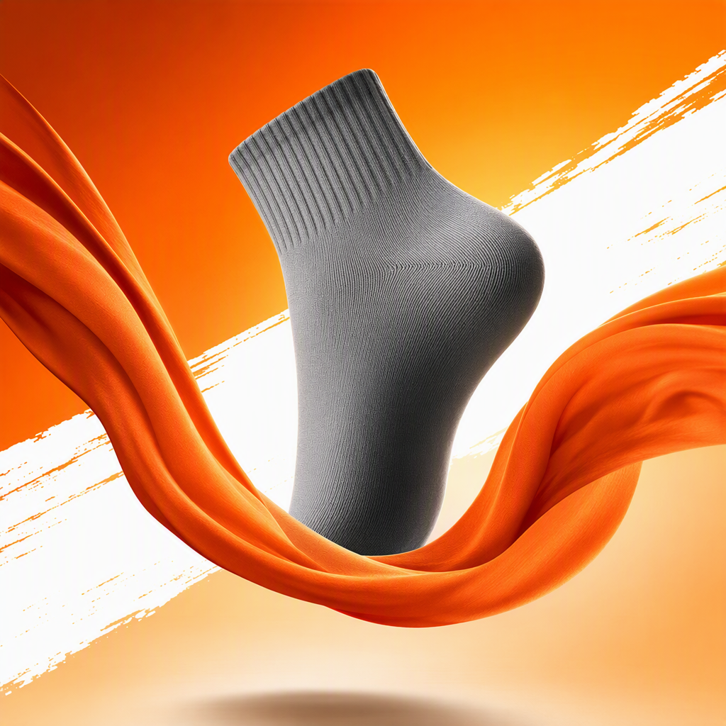Comfortable, breathable, casual short sports socks for men and women, grey, versatile, thin spring and summer style Specification image