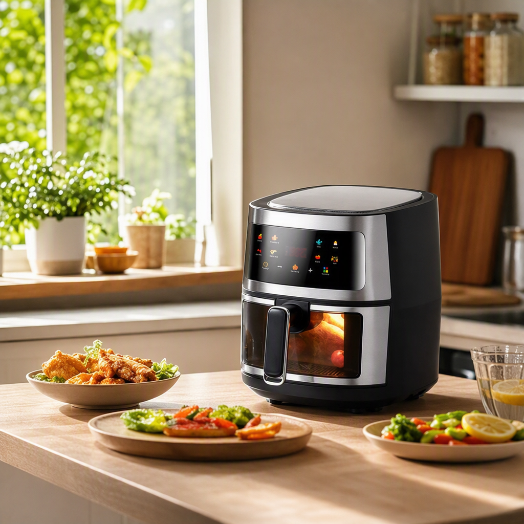 أجهزة منزلية متعددة الأغراض في مقلاة مقلية بالهواء، غير مقلية ذات قدرة كبيرة Specification image