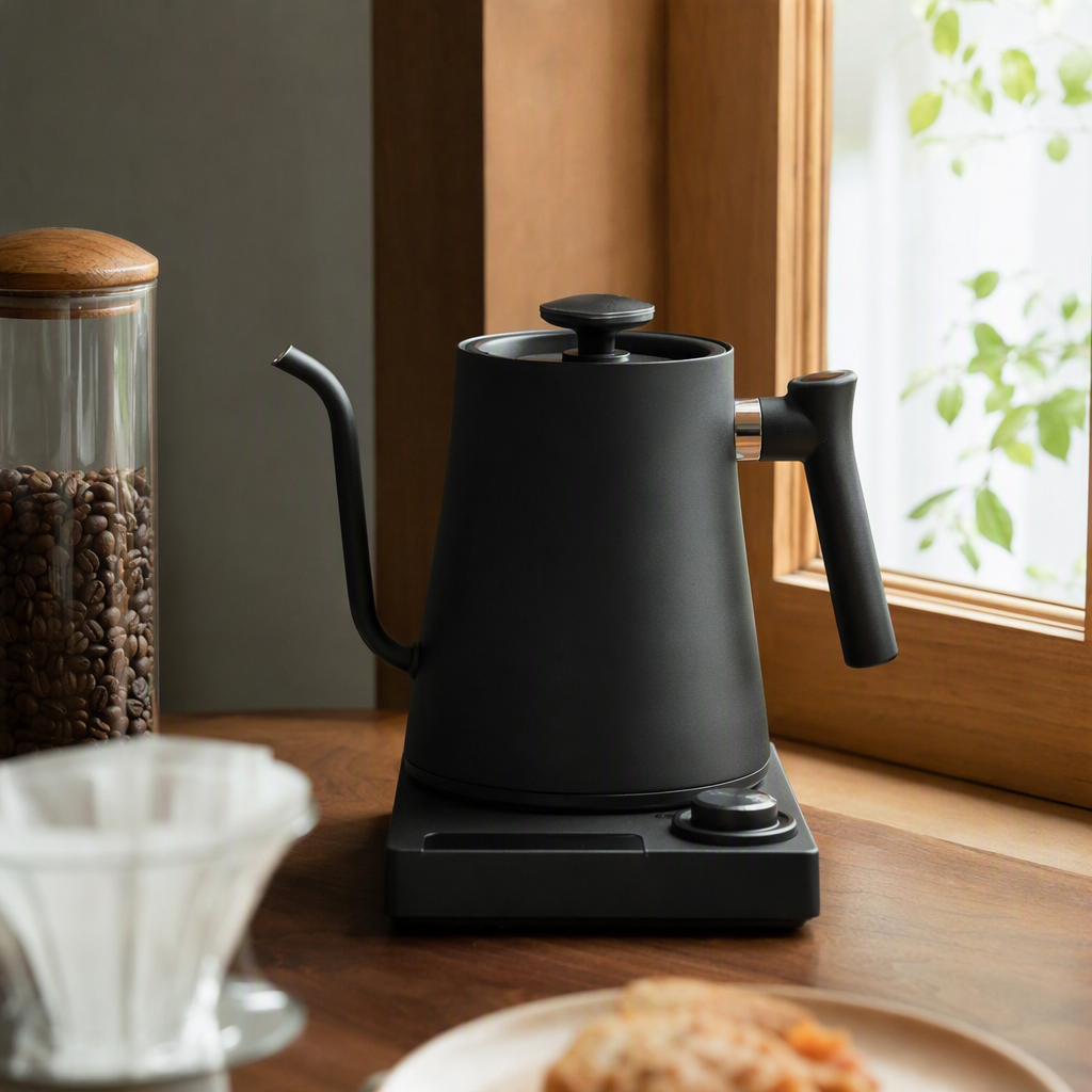 The multi-functional smart electric kettle is a must-have for the kitchen. It can quickly boil water for home use, has a large heat preservation capacity and a simple design Specification image
