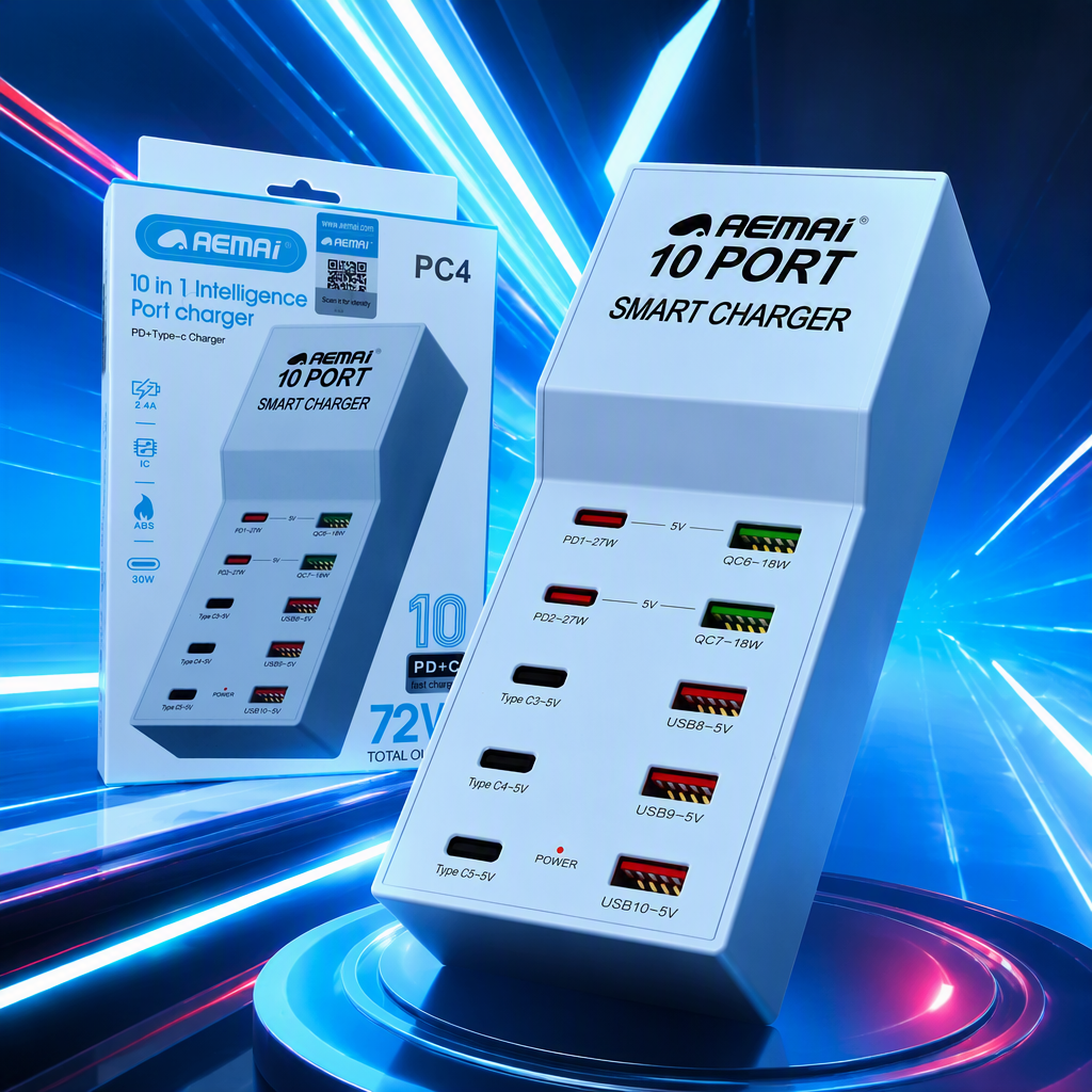 The multi-functional white portable charger packaging box is compatible with the mobile phone accessory storage box, which is simple and lightweight Specification image
