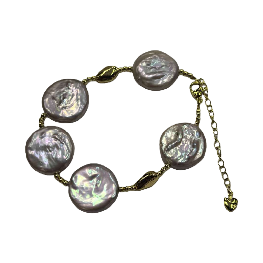 سوار اللؤلؤ الرمادي الأنيقة في الازياء Item Picture