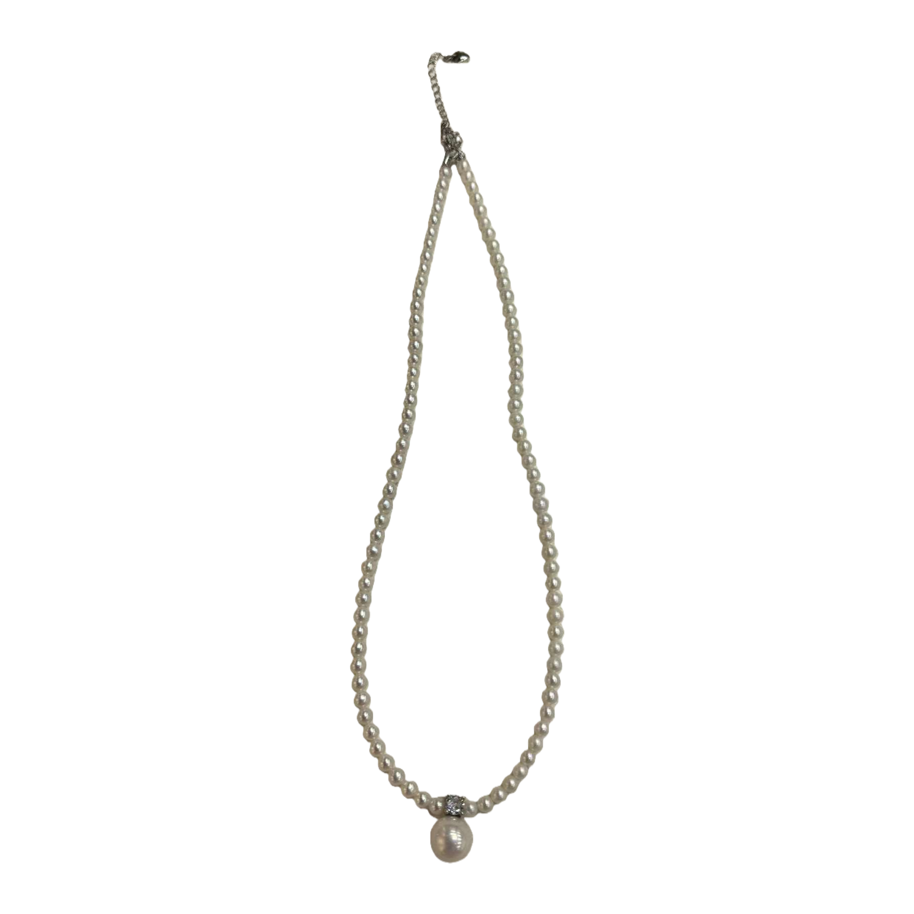 Elegant white pearl necklace, versatile, fashionable and simple, a classic gift accessory for women Item Picture