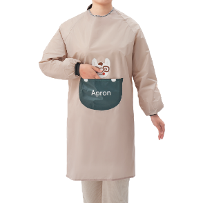 وكان حزام الشريط 26Q2 718 718 مترا مربعا على صدره من جيب أخضر داكن مزخرف بخروف APron على ظهره، مناسب لارتداء ملابس الطبخ في المطبخ Application Scenario