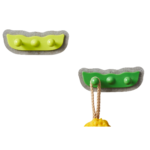 【CL】26Q3#2321 Multi-functional double-sided suction cup adhesive hook, no need for drilling, strong adhesion wall coat hook, practical household hook Application Scenario