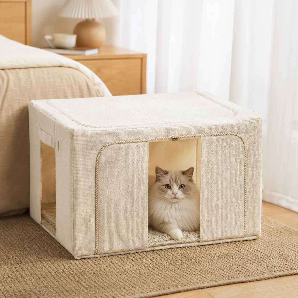 【CL】26Q2#523 Thickened plastic storage box, off-white storage box, durable organizing box, outdoor turnover box, multi-functional storage container details Picture