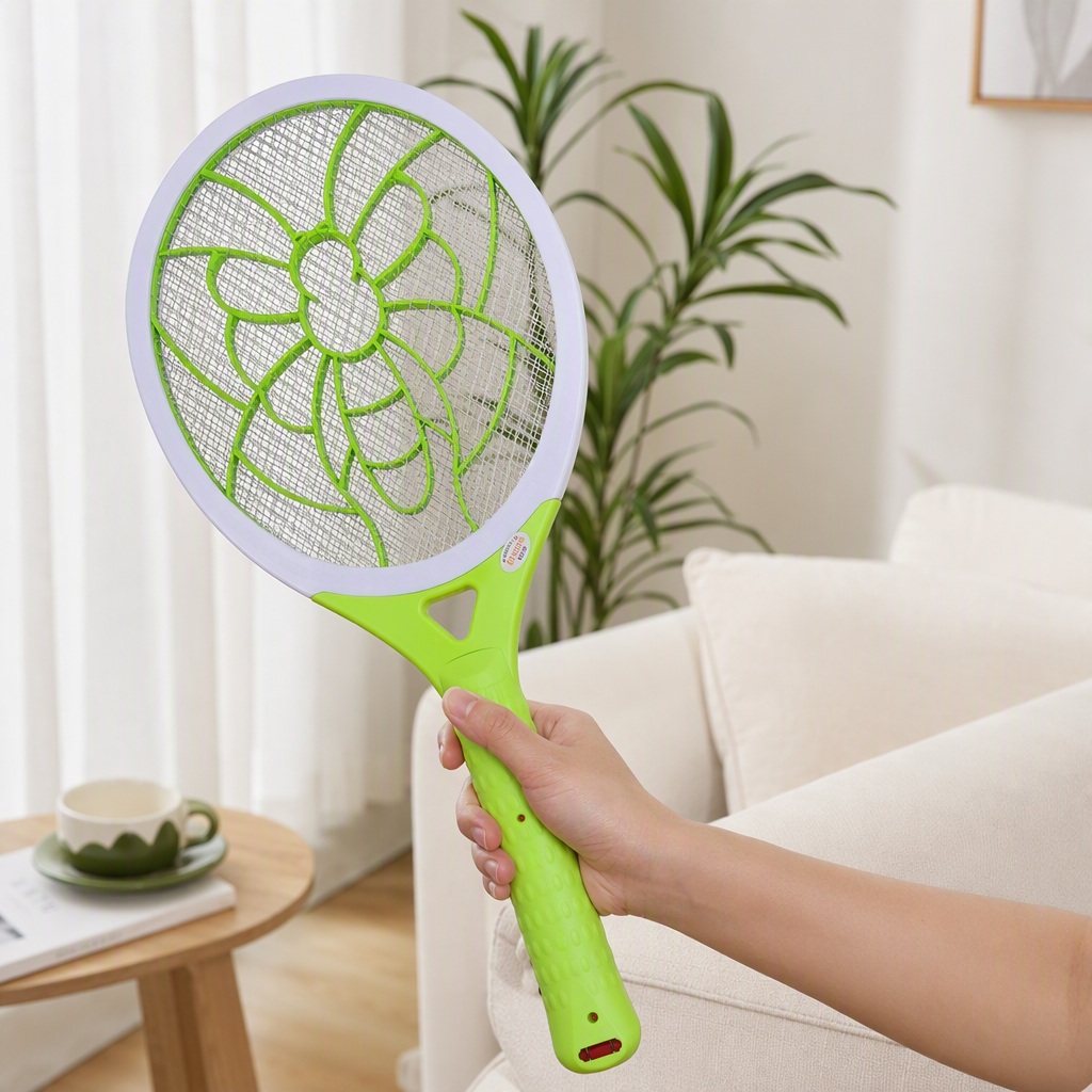 Environmentally friendly and green electric mosquito swatter, hand-held mosquito repellent, portable mosquito catcher for home use, rechargeable mosquito killer details Picture
