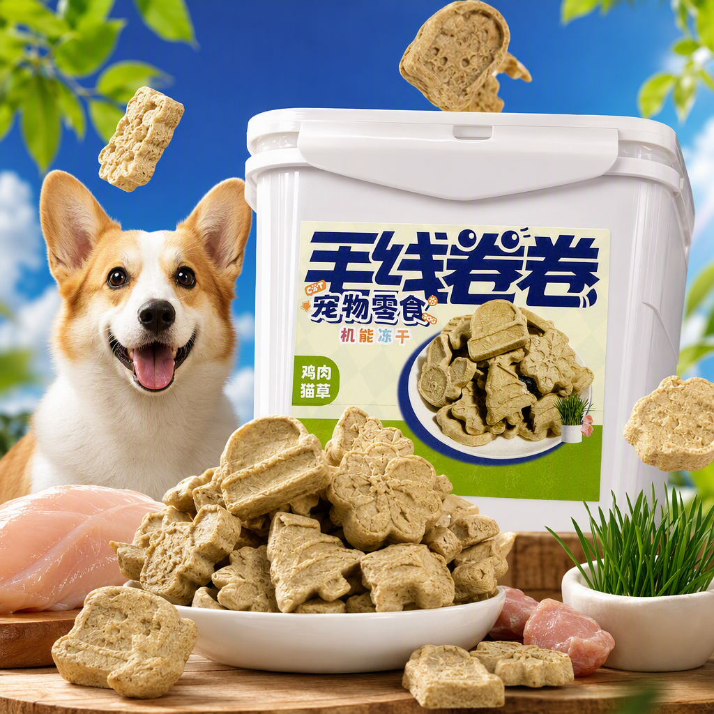 Contenedor de plástico blanco caja de almacenamiento de bocadillos para mascotas caja de almacenamiento de productos para mascotas lata de bocadillos para mascotas suministros de alimentación para mascotas de gran capacidad portátil Specification image