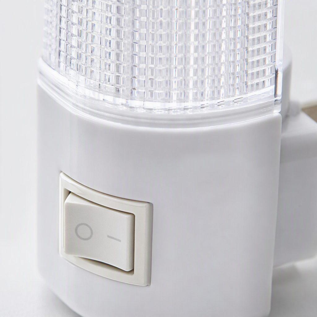 White LED energy-saving night light, soft light source, energy-saving and quiet bedroom bedside lamp, household lighting lamp Application Scenario